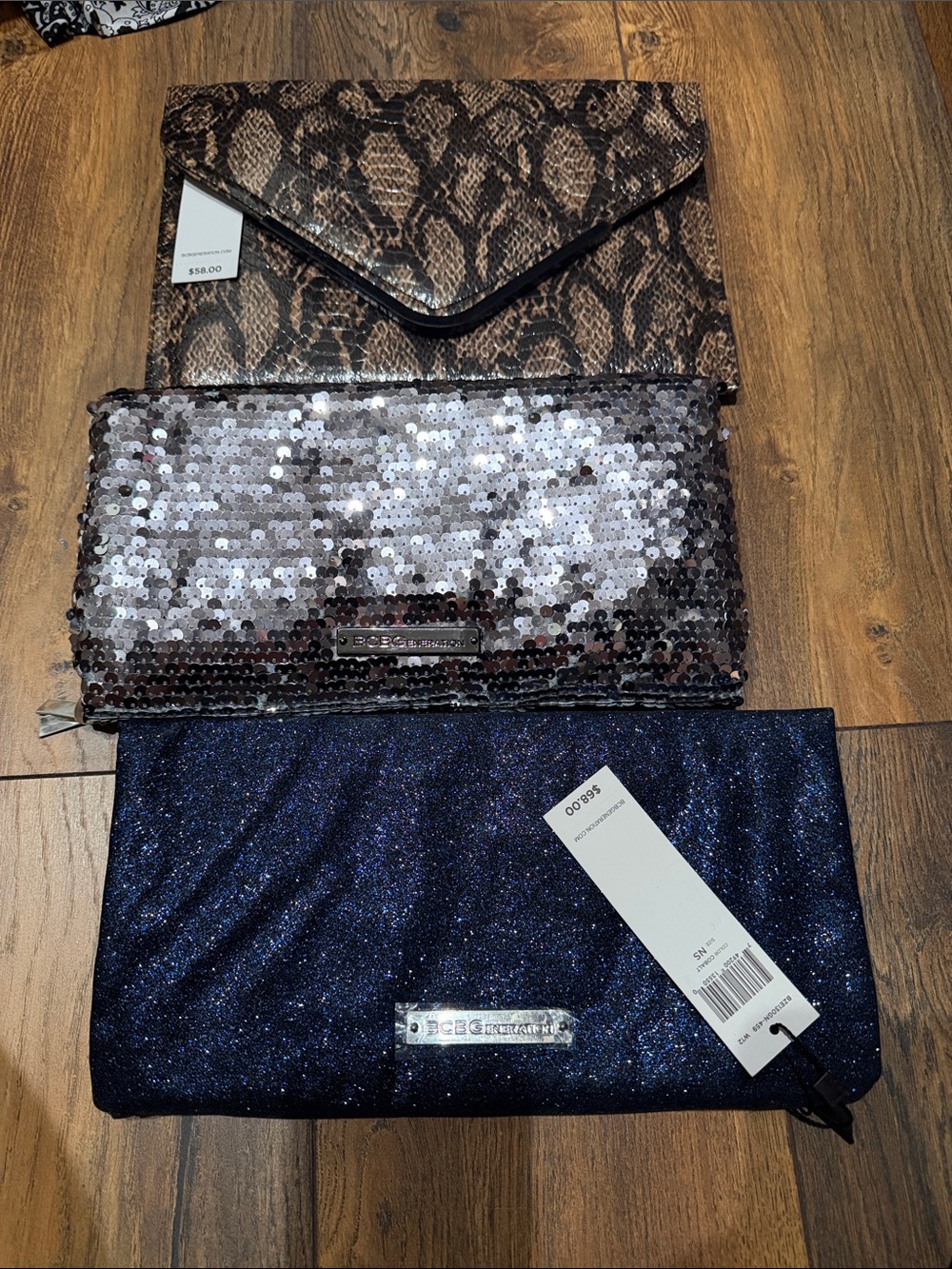BCBG Women’s Clutch Bundle – Three Stylish Bags, One Low Price